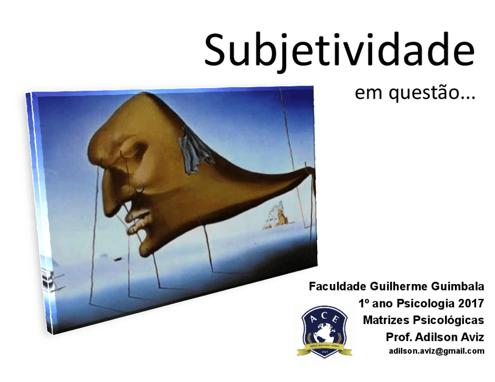 Subjetividade em questão 17 slides Pobierz pdf z Docer.pl