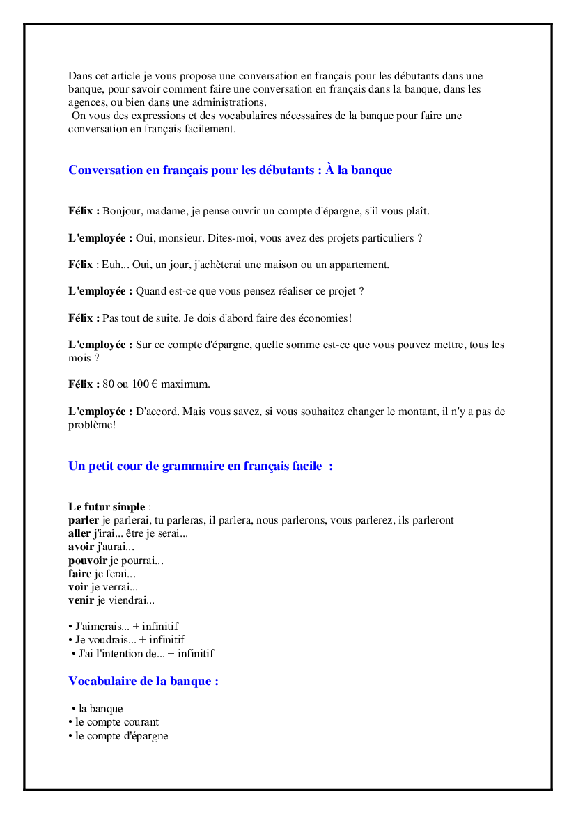 15 French Conversation Examples for Beginners