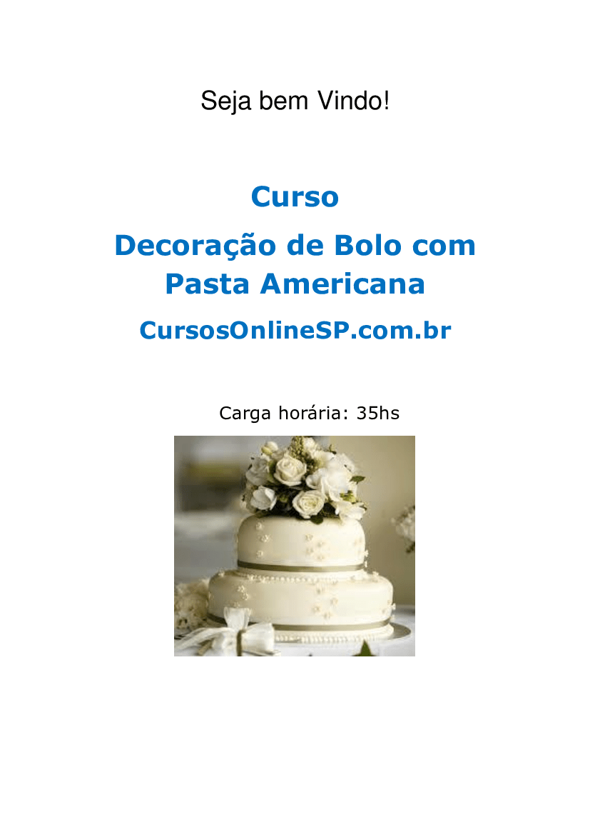 Introduzir 62+ imagem curso de bolo de pasta americana br