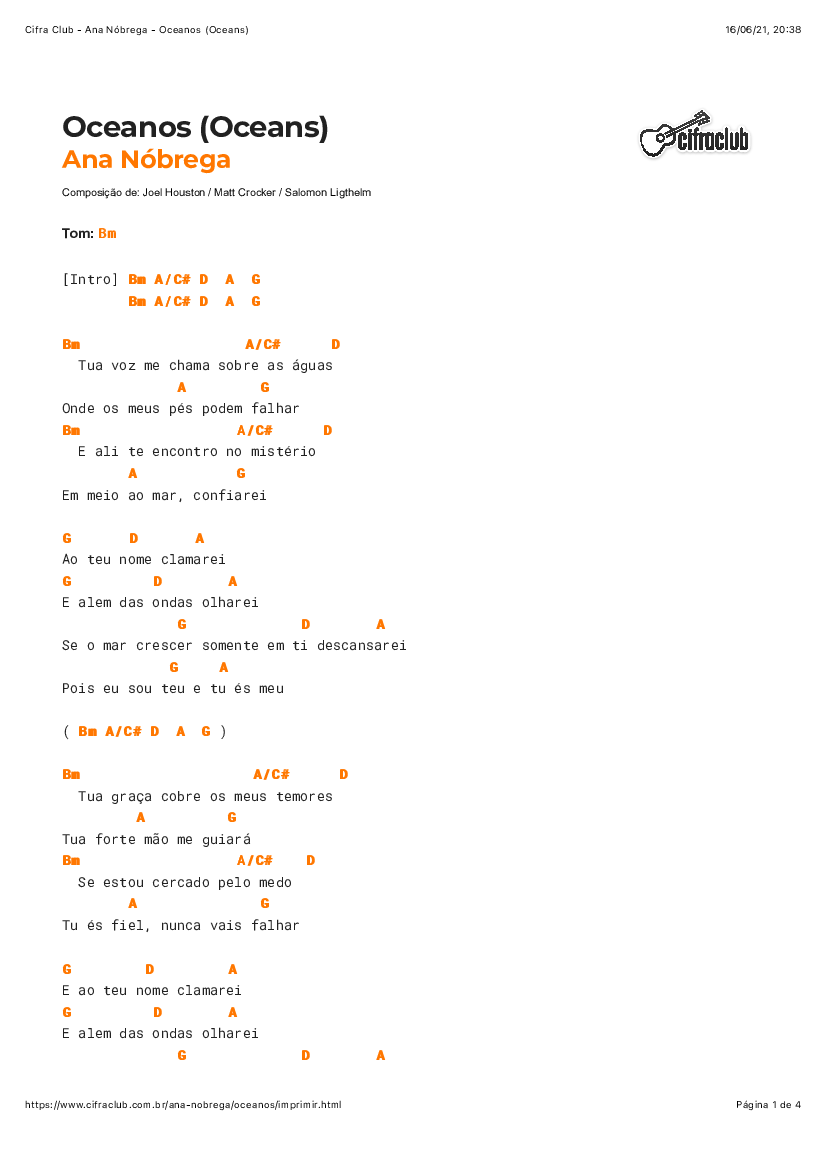 Compartilhar 45+ imagem cifra leva me mais fundo br.thptnganamst.edu.vn