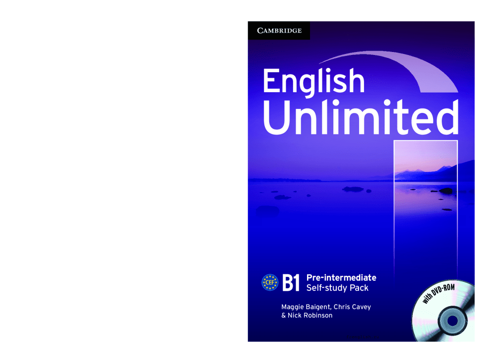 English Unlimited Self-study Pack (Workbook with DVD-ROM)