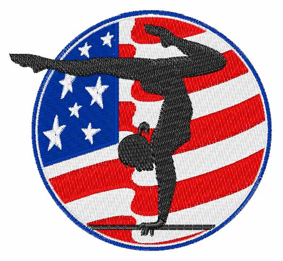 US Gymnastics Embroidery Designs, Machine Embroidery Designs at