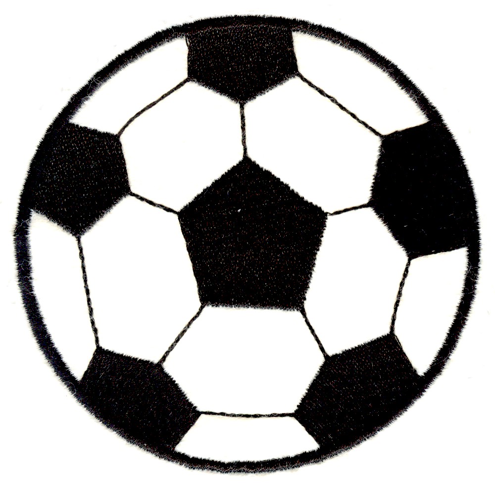 Large Soccer Ball Embroidery Designs, Machine Embroidery Designs at