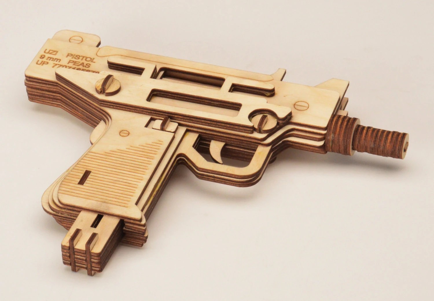 Dollars & Cents Laser Cut Puzzle Model Beretta Pistol