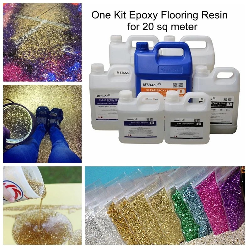 Epoxy Glitter Floor Covering Construction Epoxy Floor Covering