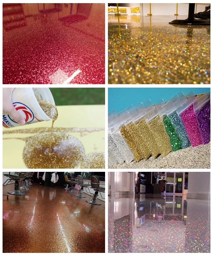 Epoxy Glitter Floor Covering Construction Epoxy Floor Covering
