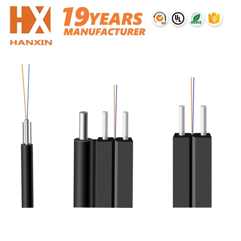 2 Core FTTH Cable Fiber Optic Cable Gjxhf Fiber Optic Cable Price List
