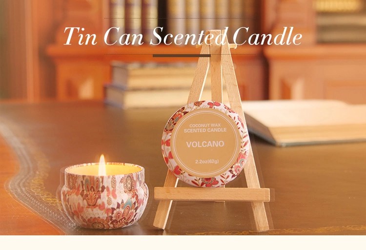 Custom Candles Naturally Scented Tin Can Scented Candles Bulk Vegan