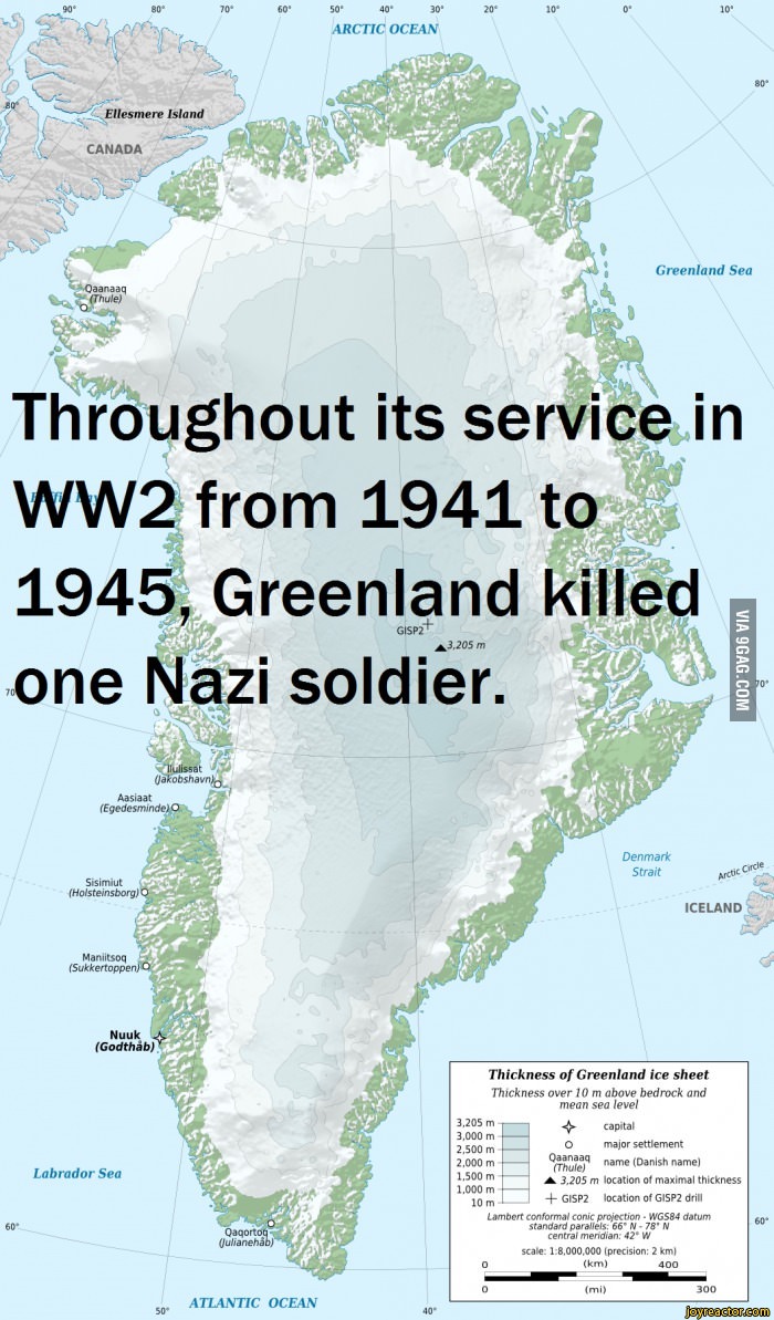 Throughout its ser WW2 from 19411jS''jHHH...i\i1945*Greenland ^ one