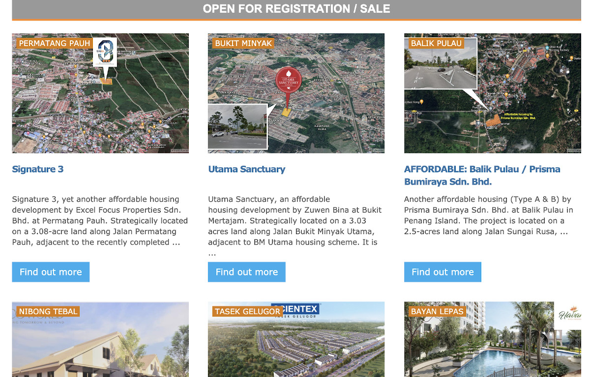 Affordable Housing Projects & Location Penang Property Talk