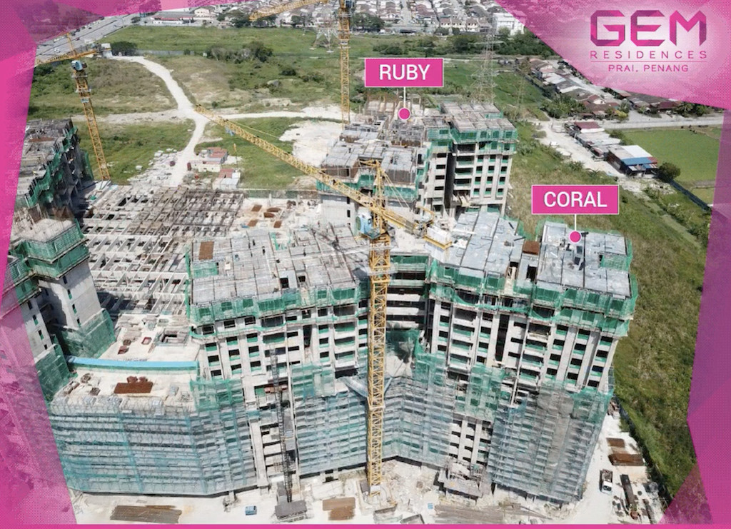 SITE PROGRESS GEM Residences (Mar 2023) Penang Property Talk