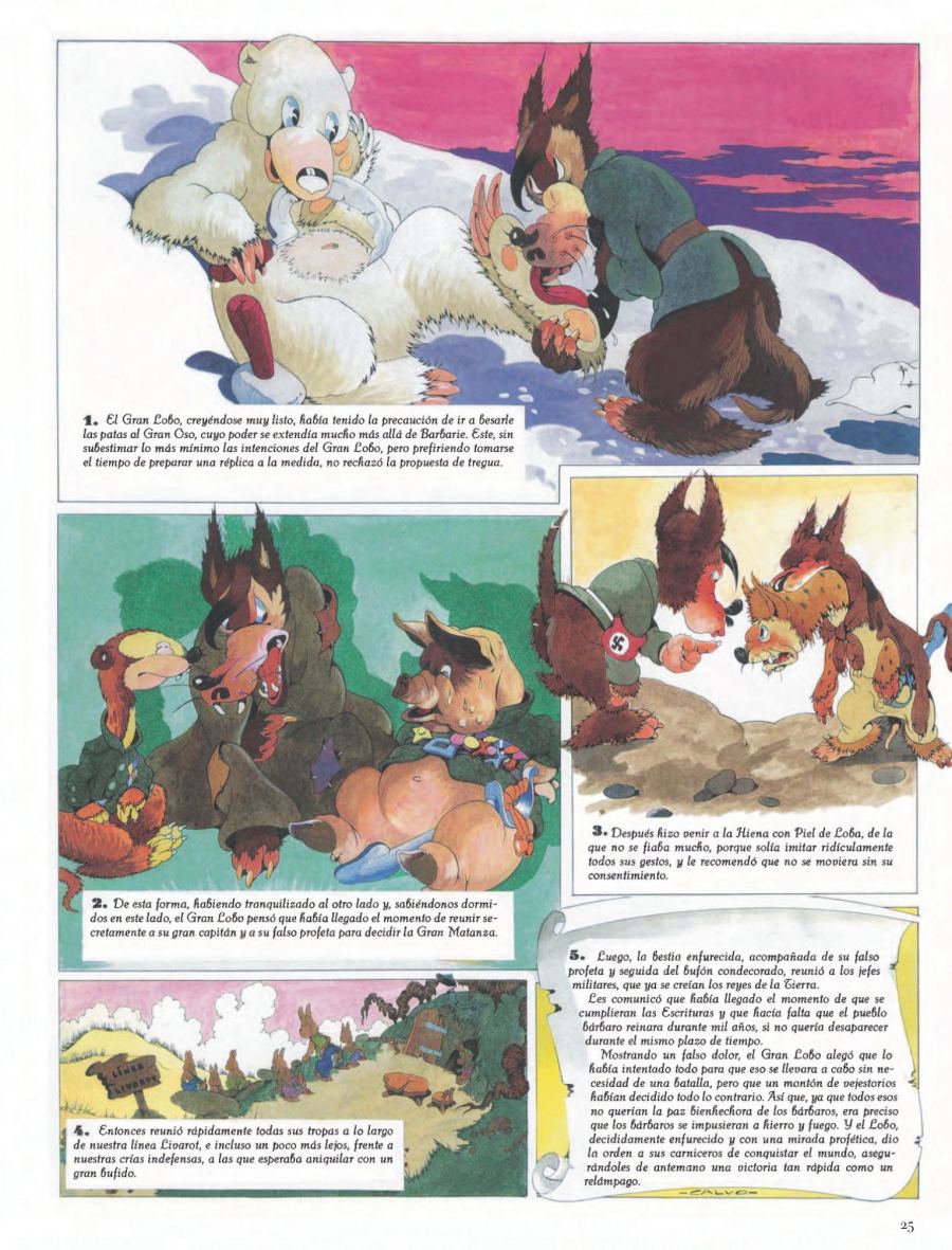 ¡La bestia ha muerto!, el cómic que contó la II Guerra Mundial con