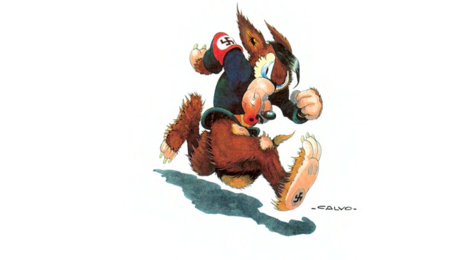 ¡La bestia ha muerto!, el cómic que contó la II Guerra Mundial con