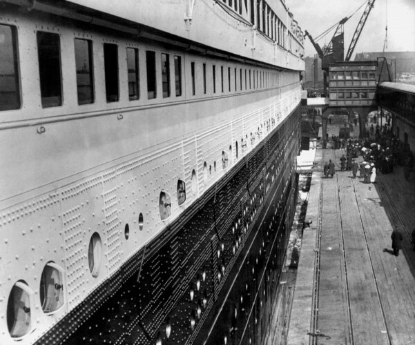 In pictures The Titanic launching from Southampton 10 April, 1912
