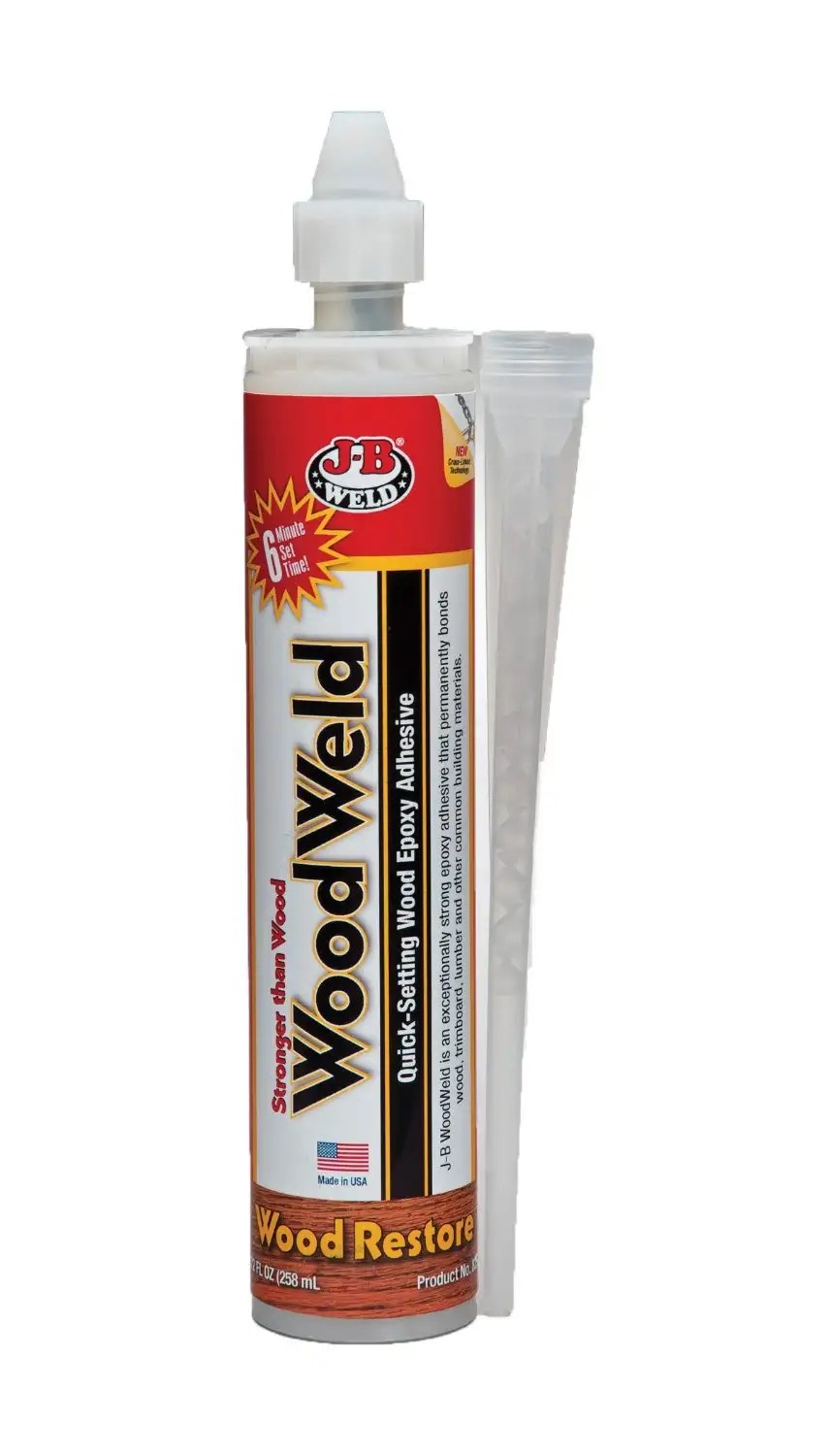 JB Weld 8250 WoodWeld Quick Setting Wood Epoxy Adhesive 8.72 oz