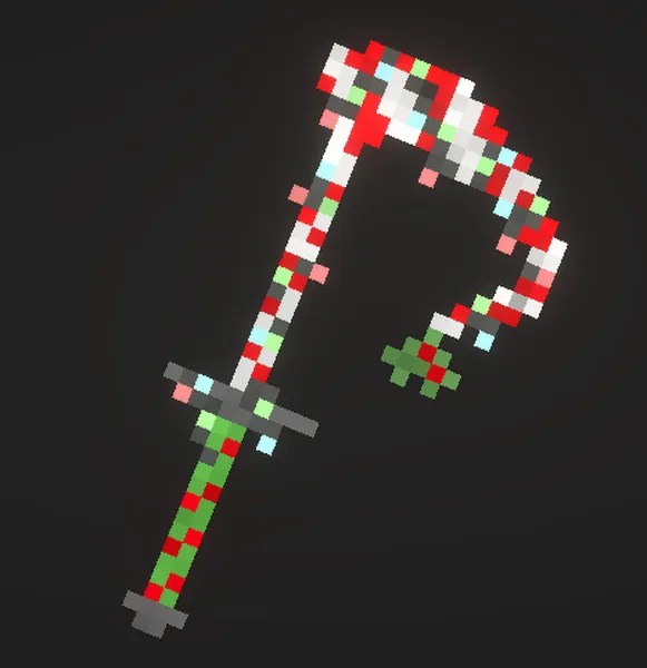 Candy Cane Sword for Melon Playground Mods (Melon Sandbox) Melmod