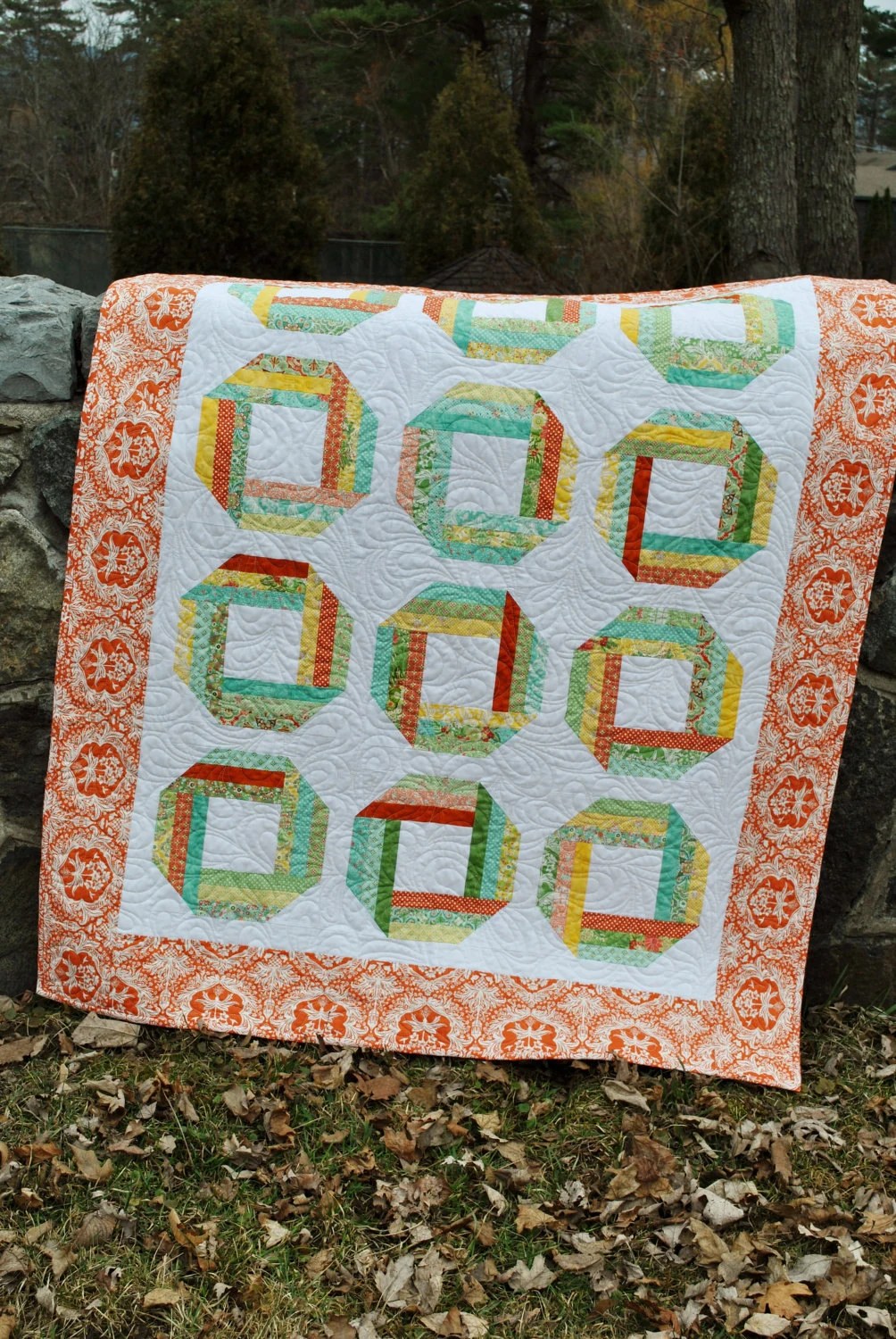 QUILT PATTERN Baby or Lap size, Layer Cake, Honey Bun or Fat Quarter, Quick
