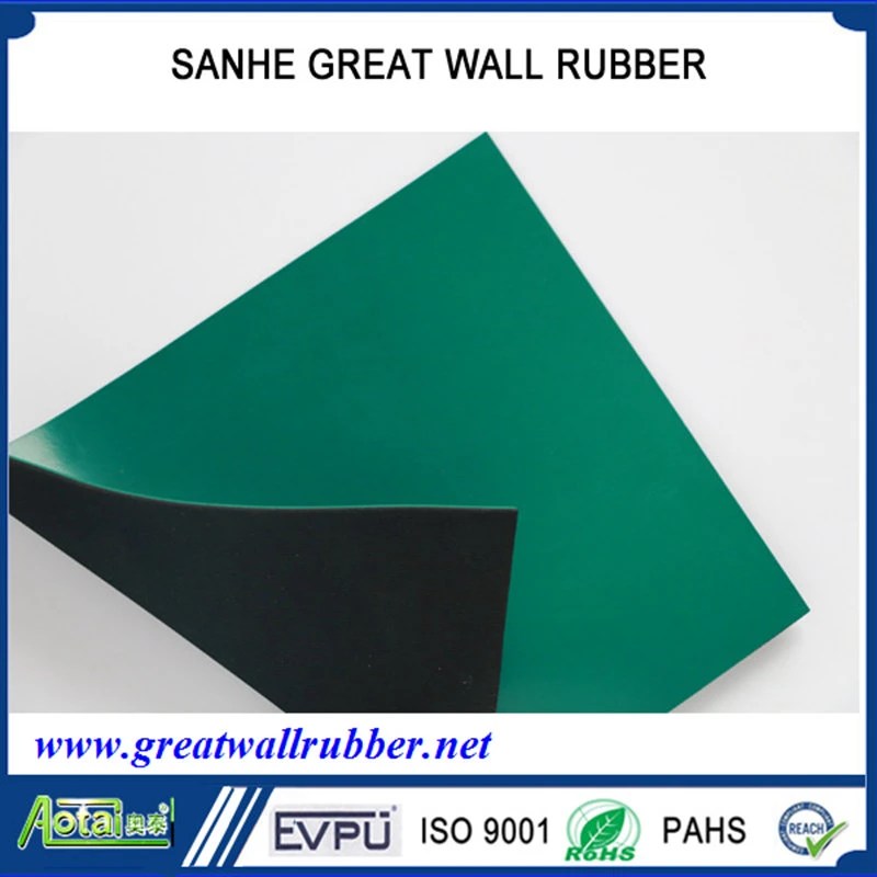 Flame Retardant ESD Conductive Rubber Sheet Cleanroom Fras Neoprene