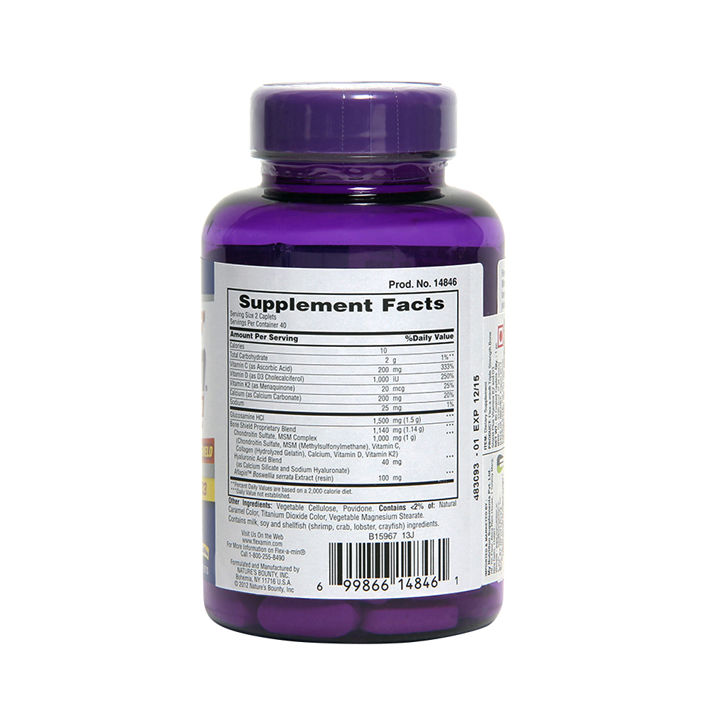 Nature's Bounty Flexamin Triple Strength Bone Shield Plus Vitamins K2