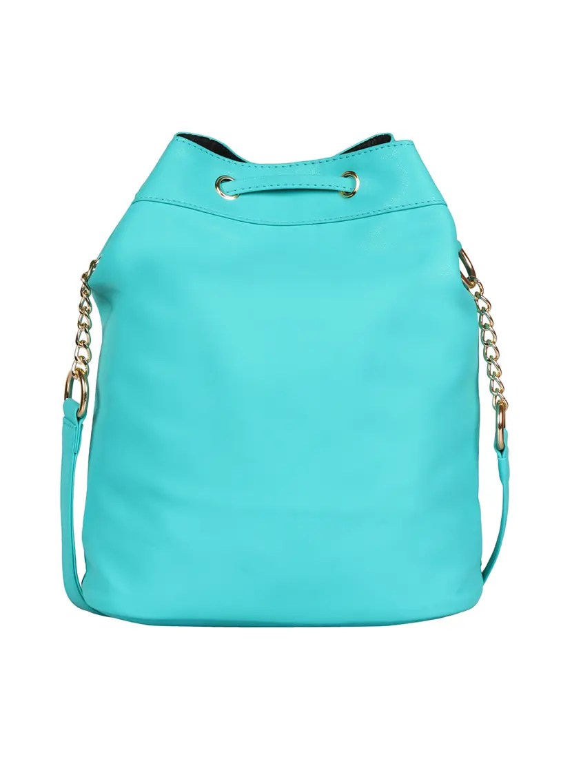 Buy online Sky Blue Regular Sling Bag from bags for Women by Lychee