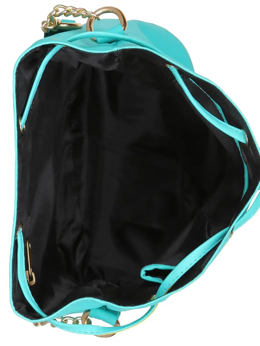 Buy online Sky Blue Regular Sling Bag from bags for Women by Lychee