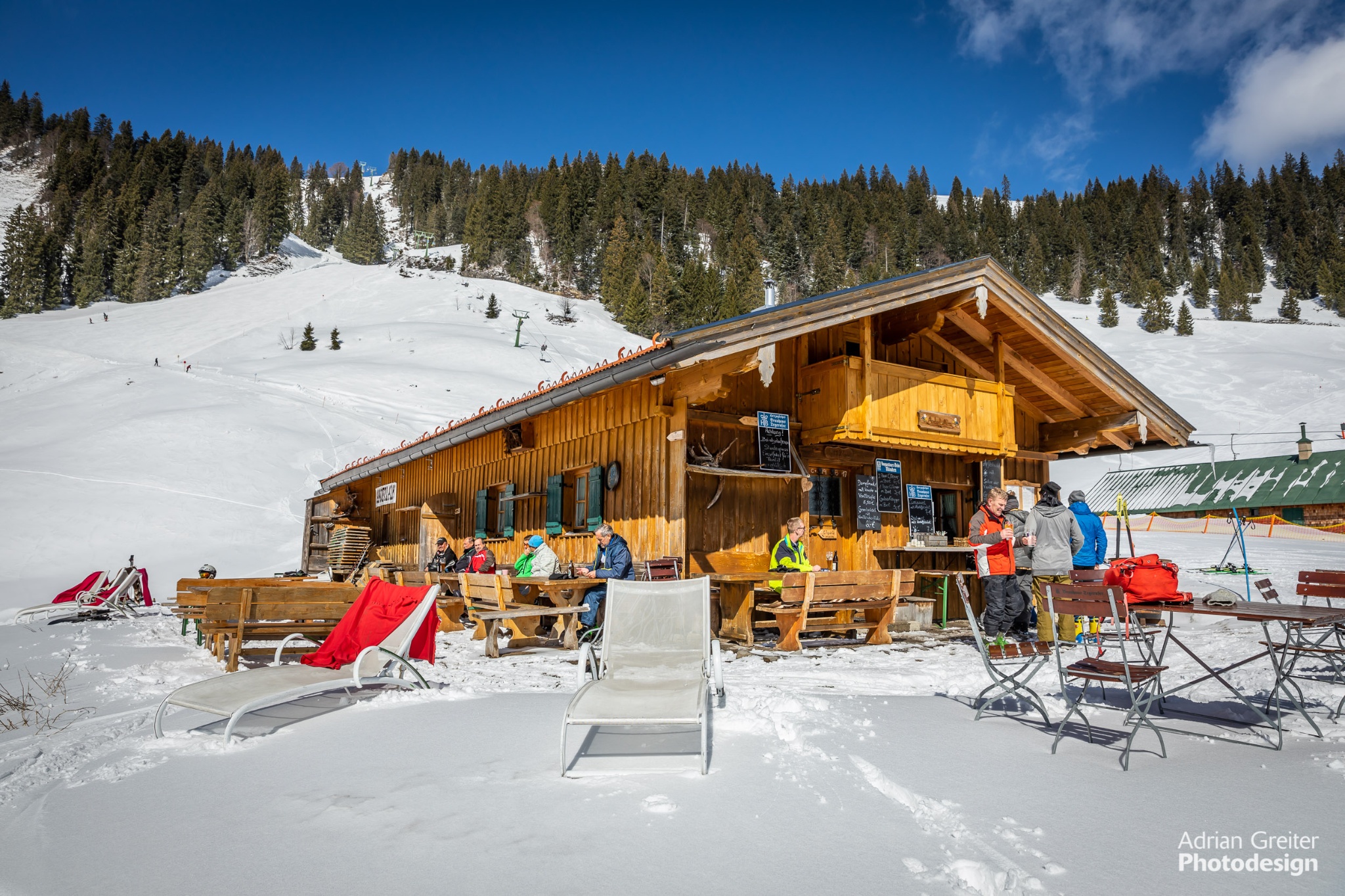 Anderlalm nur im Winter • Bewirtschaftete Alm