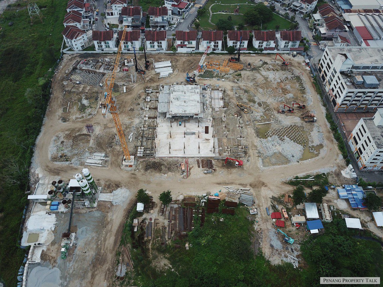 SITE PROGRESS GEM Residences (Aug 2020) Penang Property