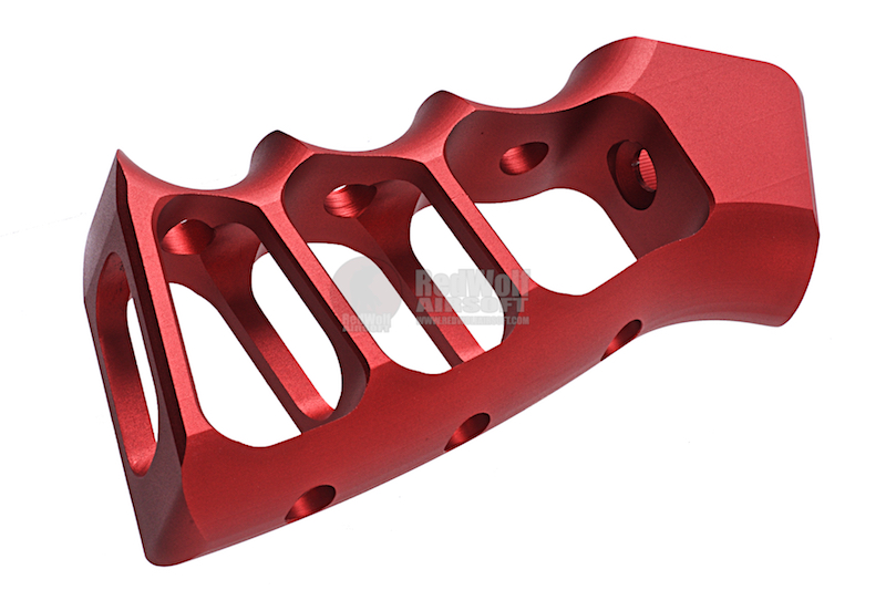 Airsoft Surgeon CNC Aluminum Skeletonized Grip for M4 GBBR Red Buy