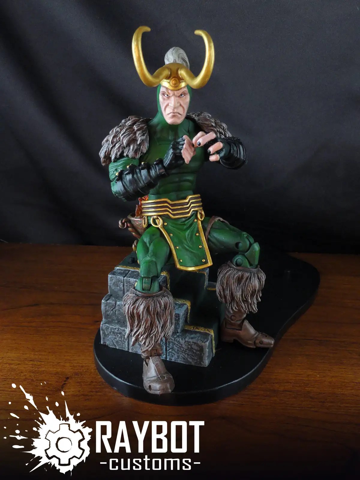 Marvel Legends Loki custom action figure by Raybot Customs WalMart