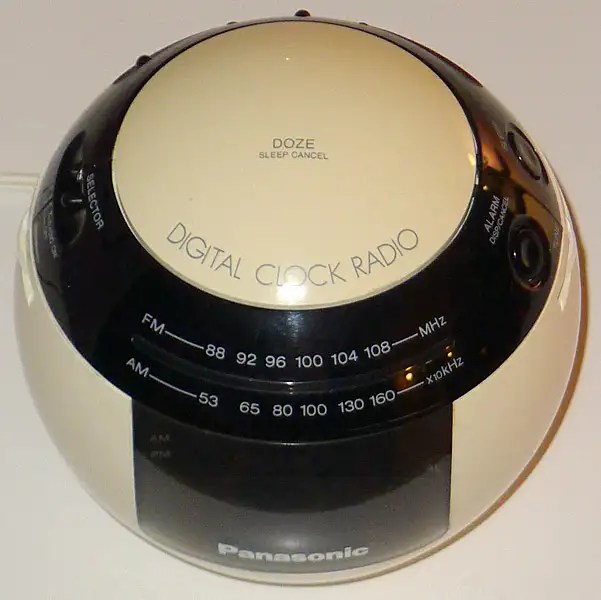 PANASONIC RC70 SPACE AGE WHITE SPHERE VINTAGE ALARM CLOCK RADIO eBay