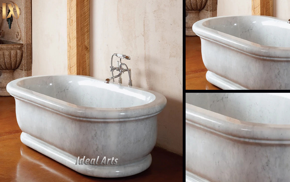 Ideal Arts Factory Direct Natural Stone Oval Bathtubs