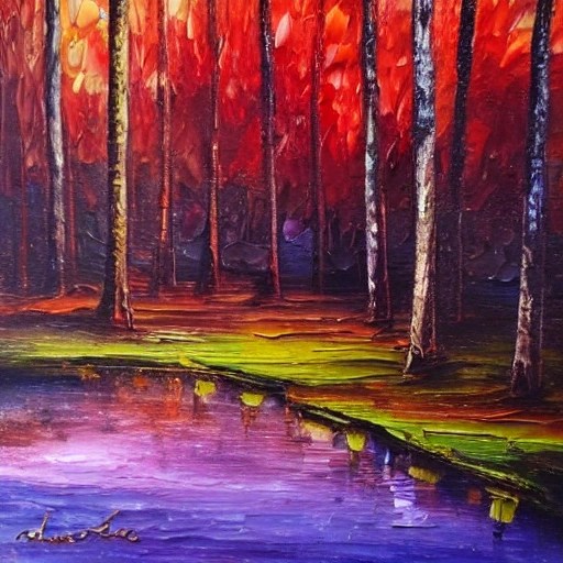 forest,magical, Oil Painting Arthub.ai
