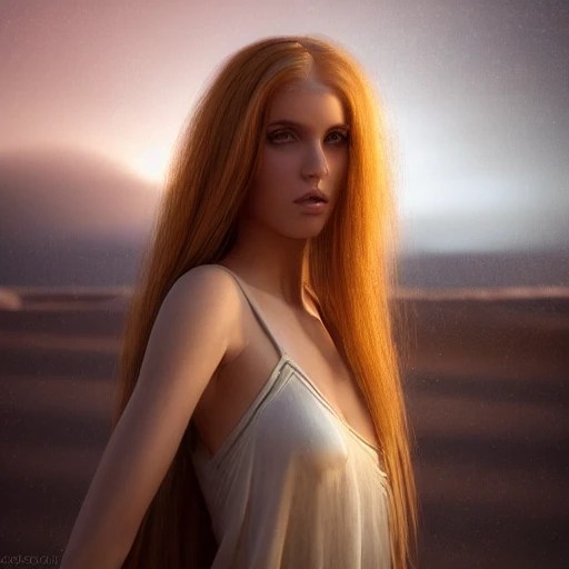 statuesque Swedish woman, beautiful face, long golden hair, smoo... Arthub.ai