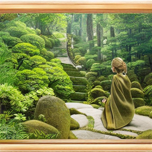 Japanese Zen Landscape Painting