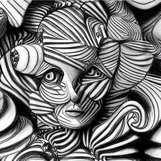 Trippy Pencil Drawings