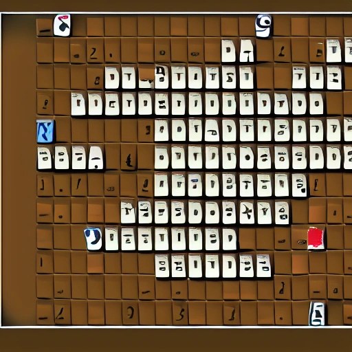 crossword puzzle of words, animate, background universe, "width... Arthub.ai