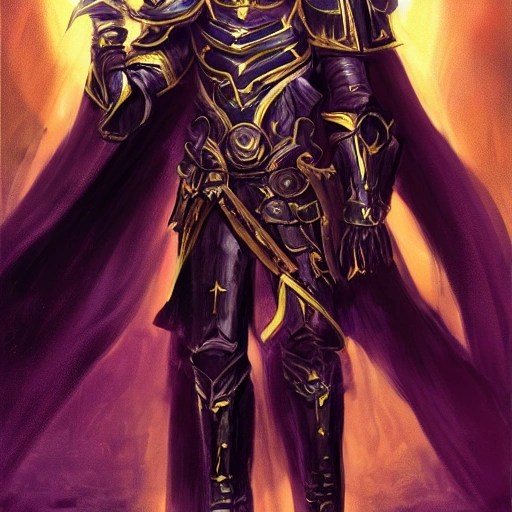 "Design an image of Kalhens, a masked knight in imposing black a... Arthub.ai