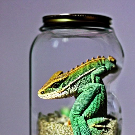 lizard in a jar Arthub.ai