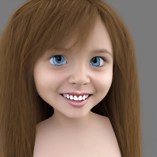 3D, girl, Cartoon - Arthub.ai