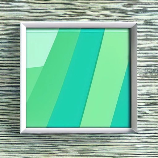 create a picture using only blue green and white colors Arthub.ai