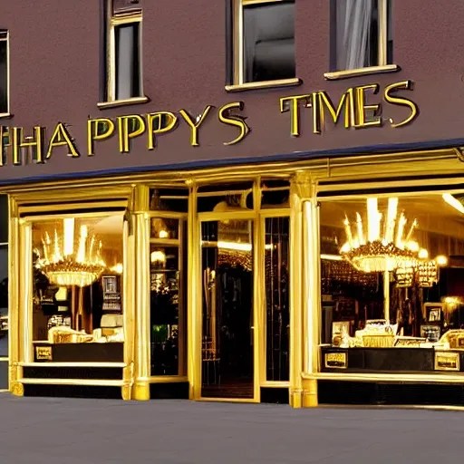happy times shop, storefront, signature, grand, highend, shinin