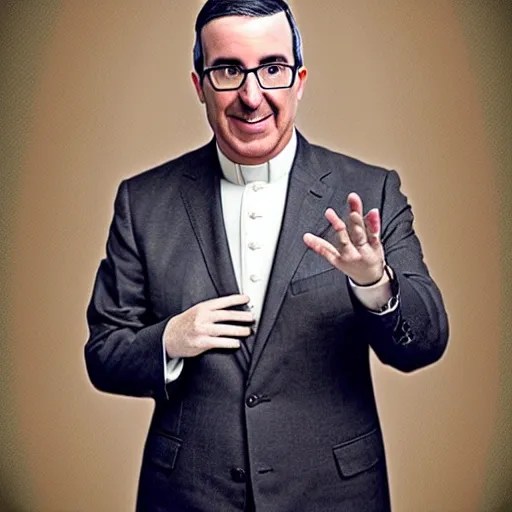 Pope John Oliver Arthub.ai