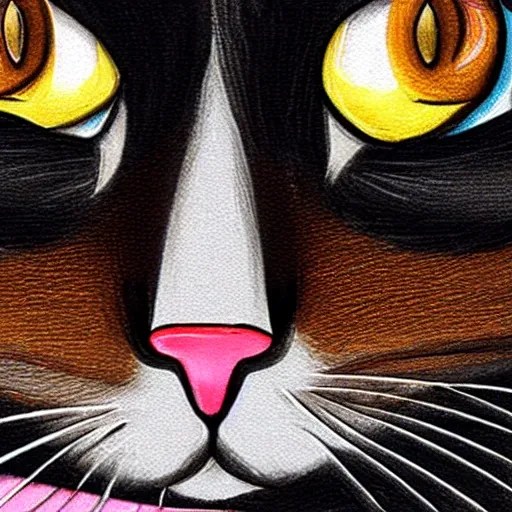 cat nose , Cartoon Arthub.ai