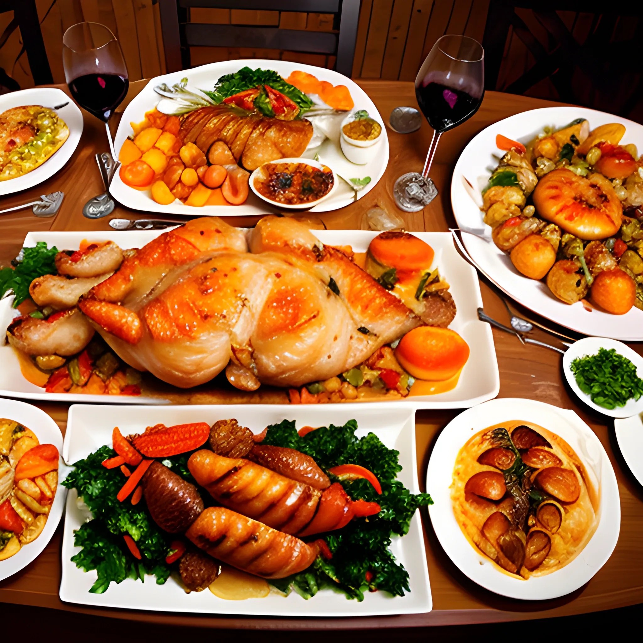 nude woman laid on dinner table,Africa woman,small nipple,vulva,... - Arthub.ai