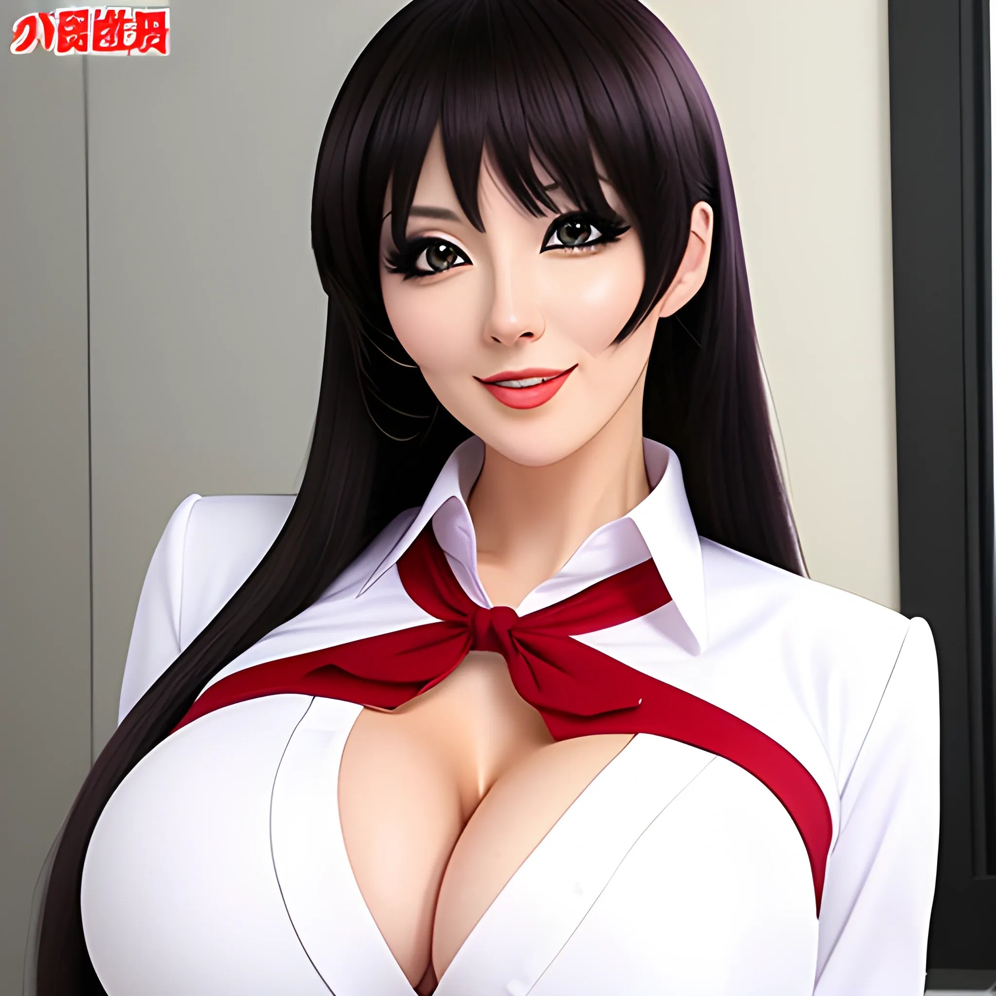 Cute anime girl big boobs school uniform - Arthub.ai