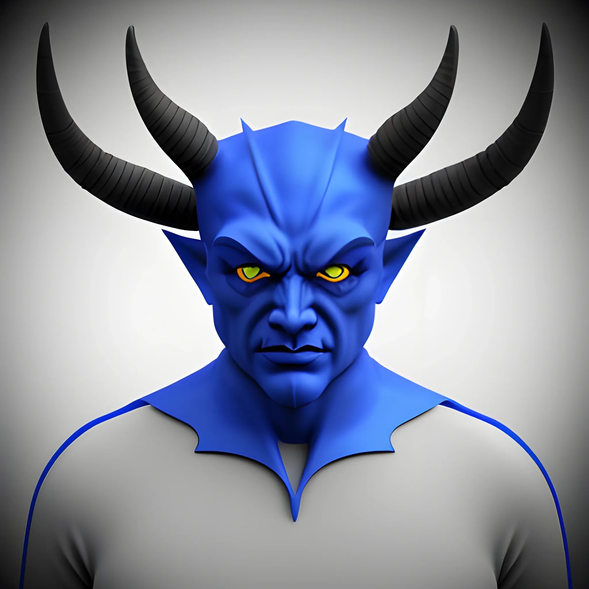 blue devil, 3D Arthub.ai