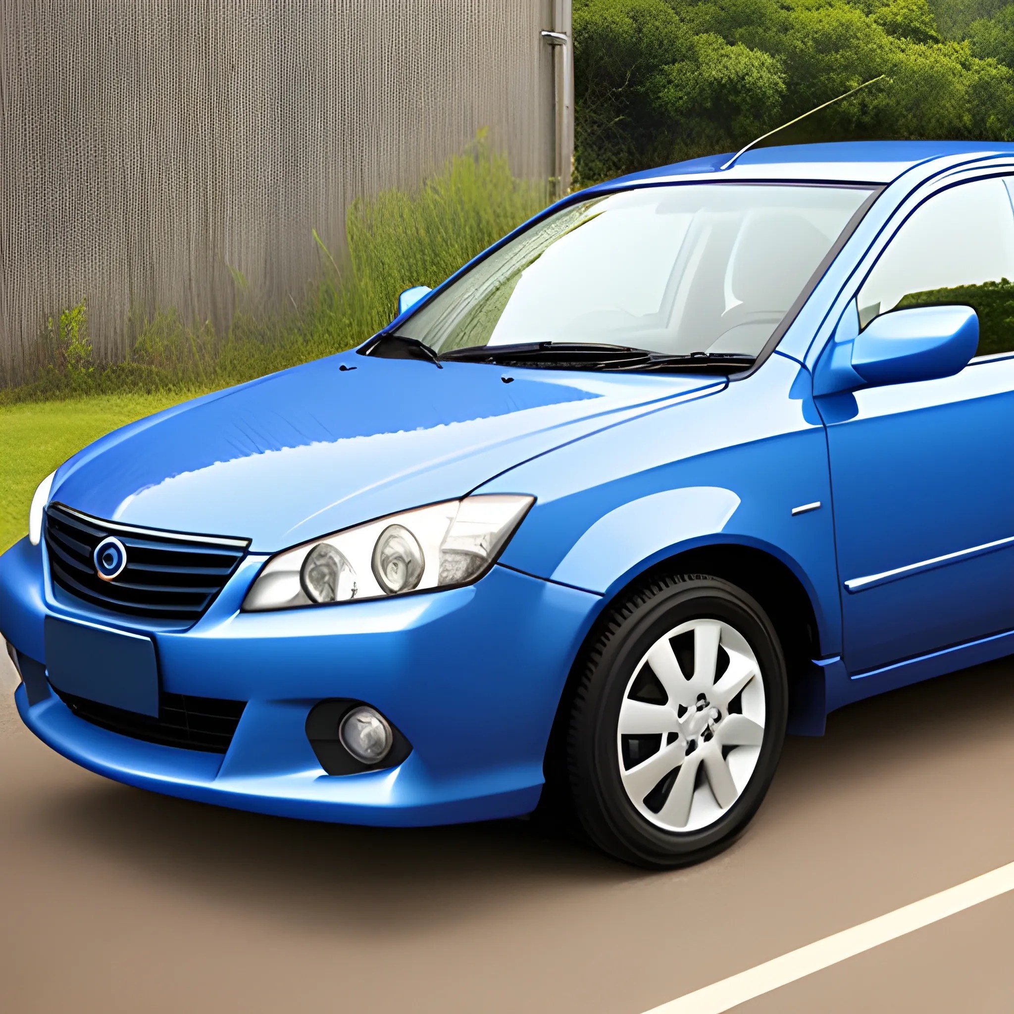 Draw me a Daewoo Kalos sedan Arthub.ai