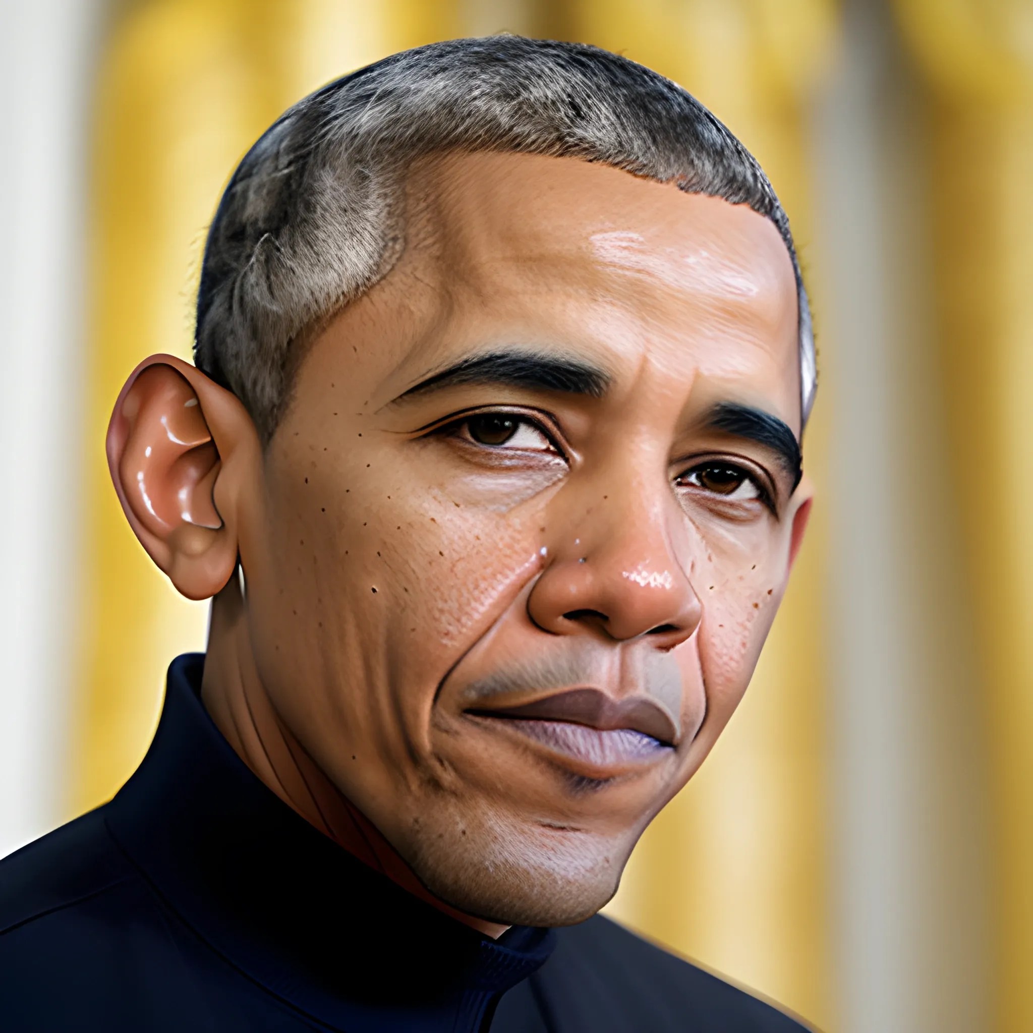 obama with a bowl cut Arthub.ai