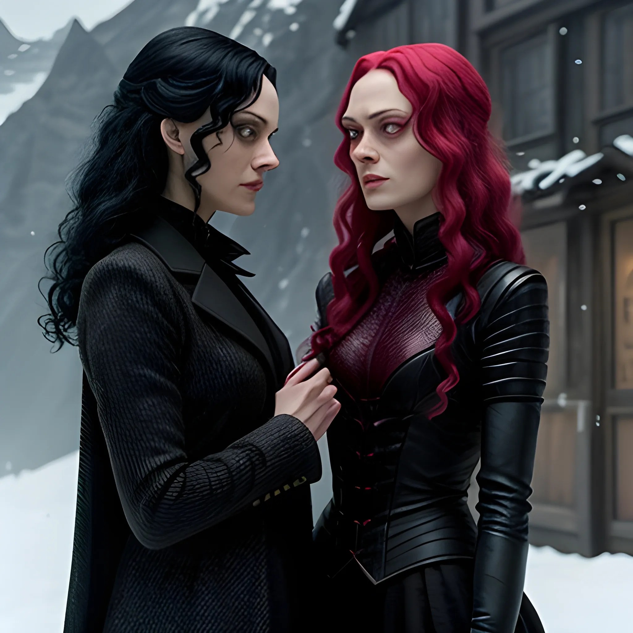 Nahiara Grindelwald, Gellert Grindelwald and Wanda Maximoff's da