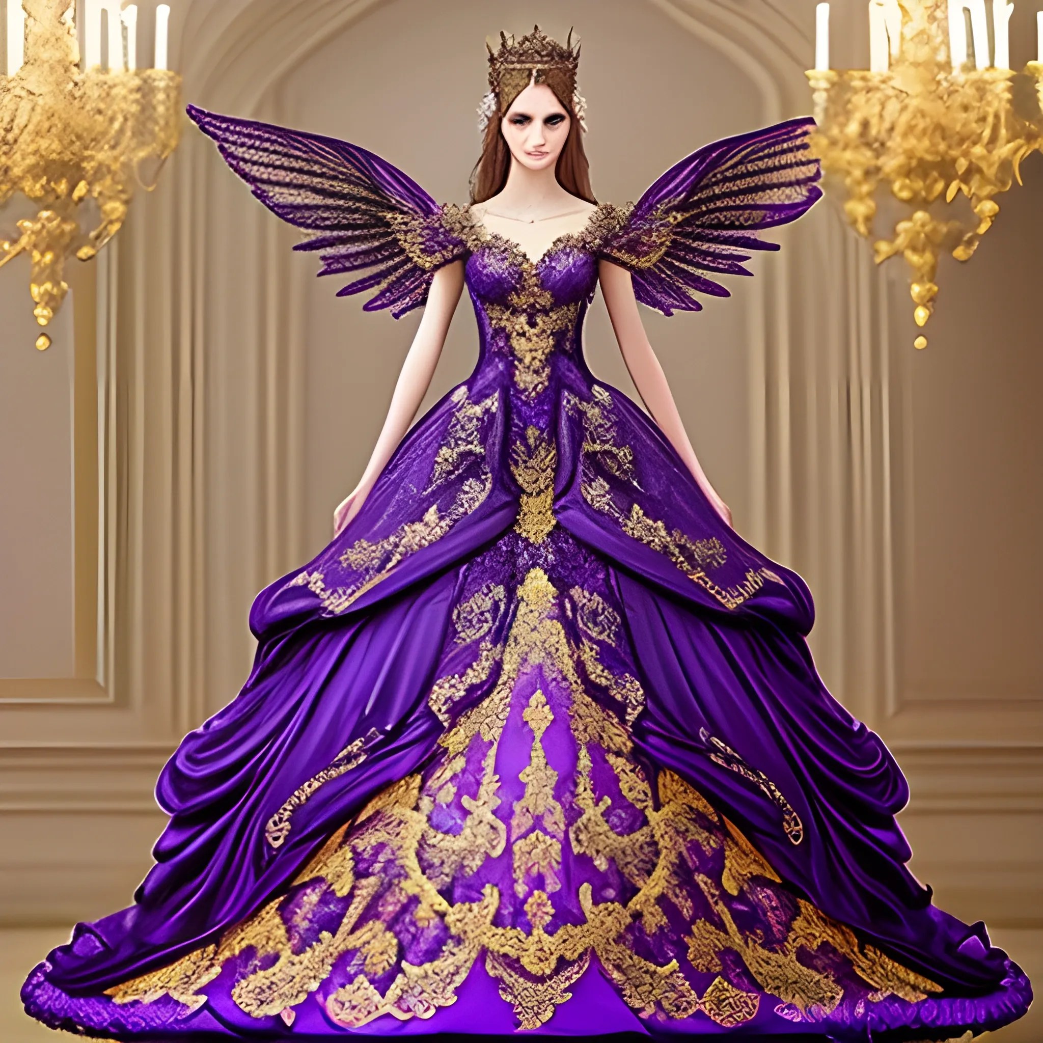 Fantasy Wedding Dresses With Wings